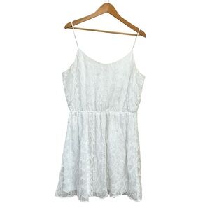 GAP Factory Summer Boho White Lace Mini Dress - Size XL